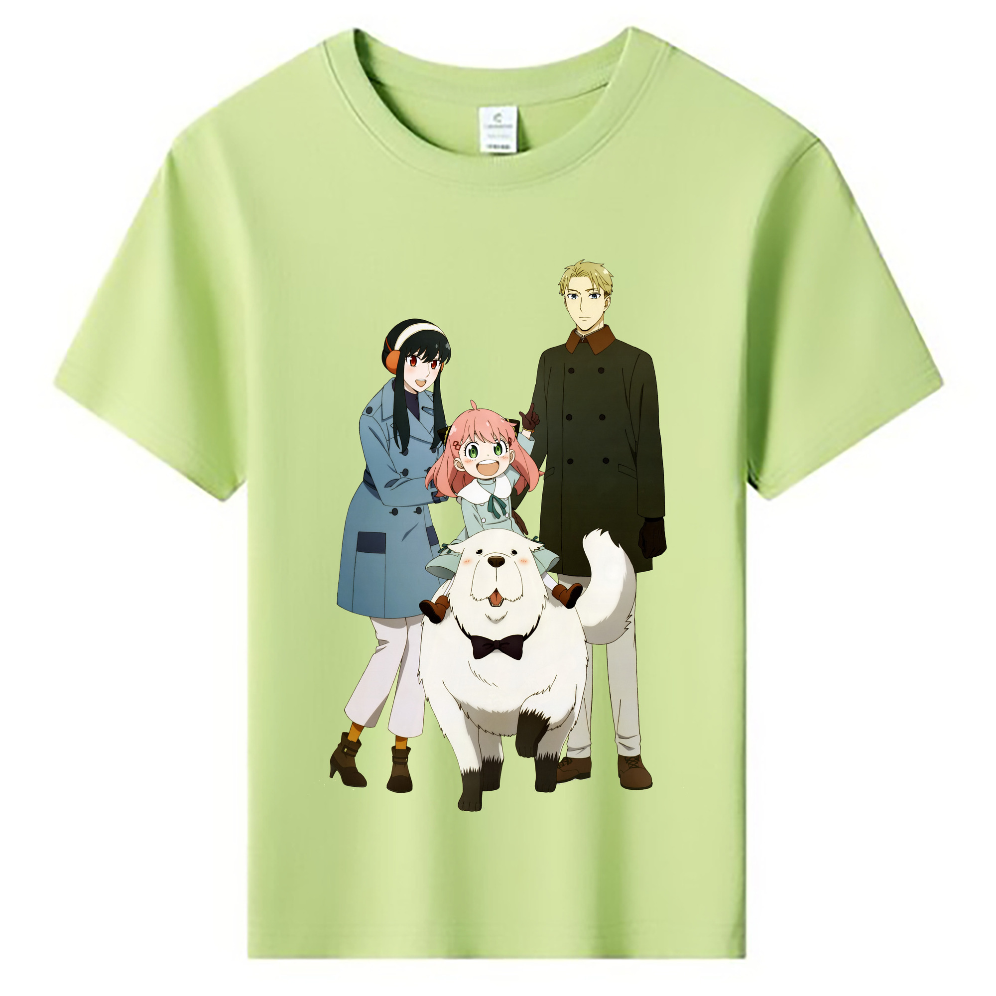（画像用） SPY×FAMILY间谍家家酒 綿100％キッズTシャツ（フロントプリント）